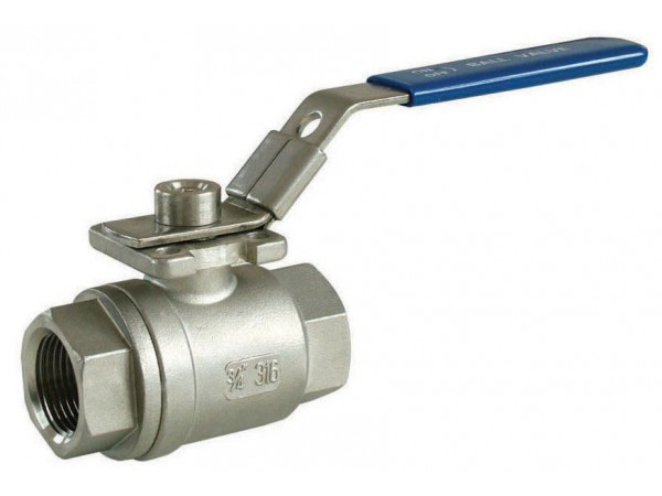 2pc ball valve with mounting pad
